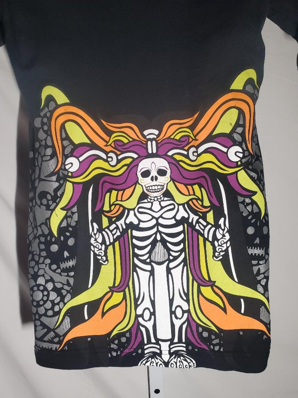 Nike Skeleton graphic T-shirt - Fitted Cut *Rare* Mens Sz S